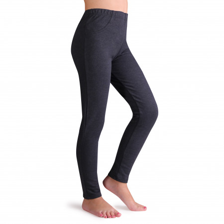 Leggings Bimba Termici in Cotone Felpato